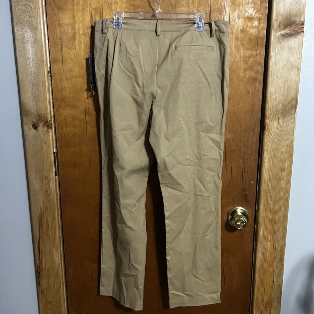 Lauren Ralph Lauren Style Caitlin Women's Size 14 Khaki Pants New With Tags